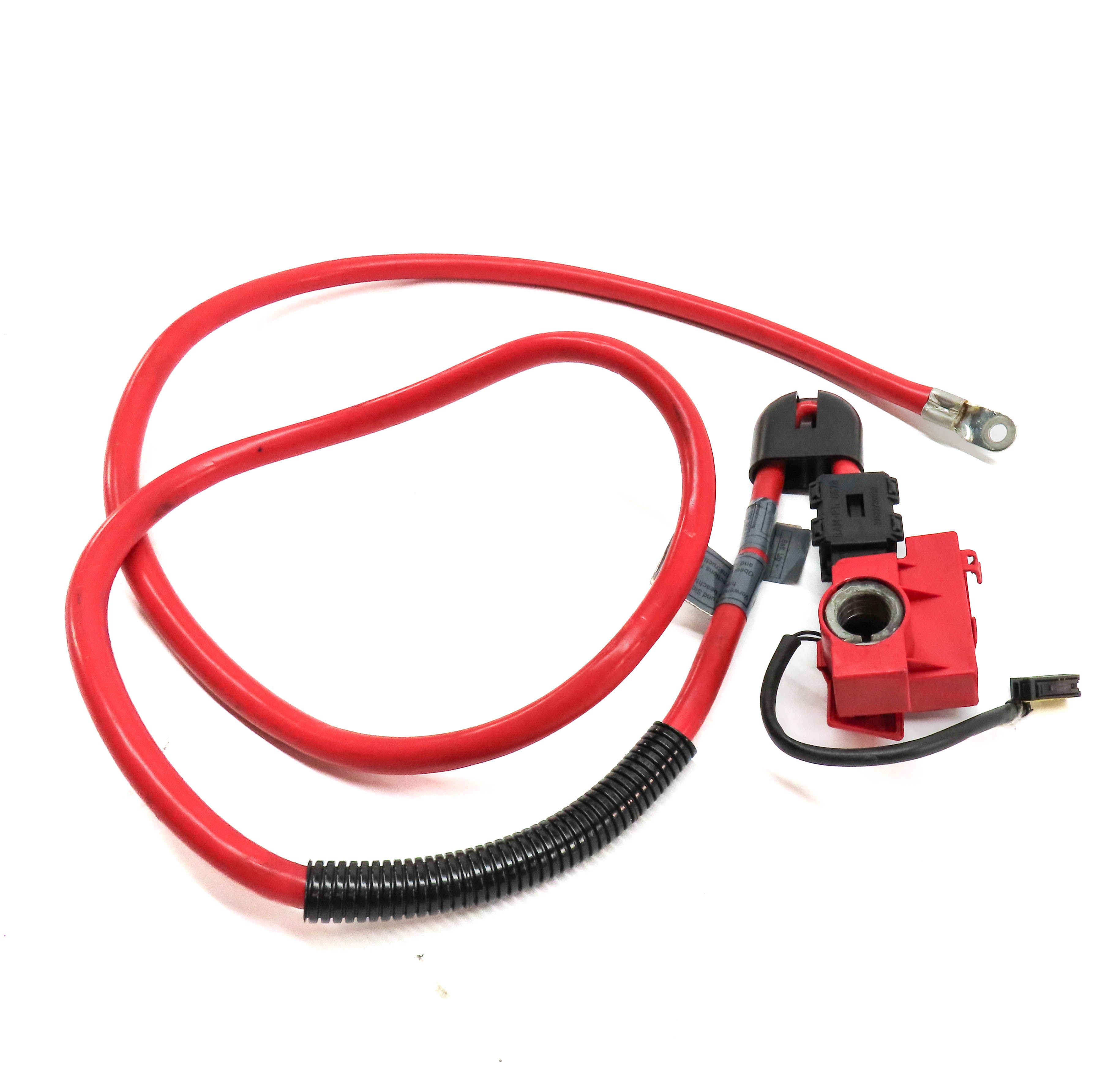 2007 BMW 550I (E60) 4.8L (N62) ENGINE POSITIVE BATTER CABLE w/ TERMINAL — exact item pictured
